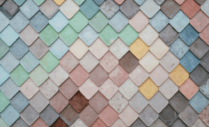 Roofing shingle color